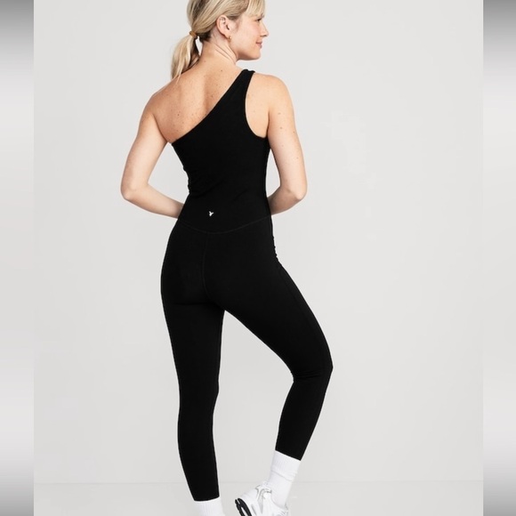 NWOT! Women’s Black One-Shoulder PowerChill 7/8-Length Bodysuit - Multiple 🏋️‍♀️ - Picture 2 of 7